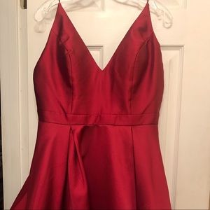 Jovani Red/burgundy homecoming dress!